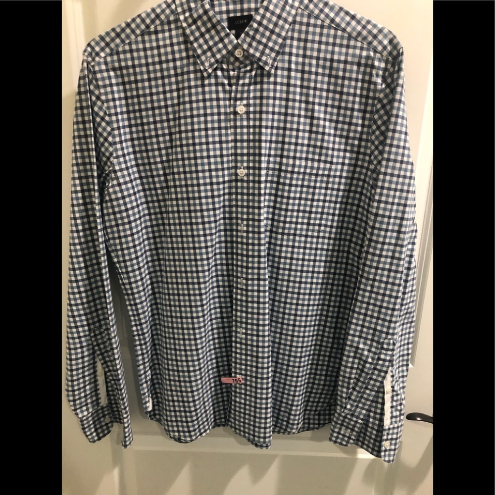 J.Crew gingham print shirt